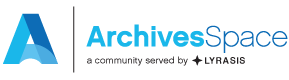ArchivesSpace a community served by LYRASIS logo
